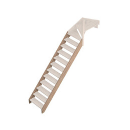 2 limons pour escalier avec quart tournant haut Provence