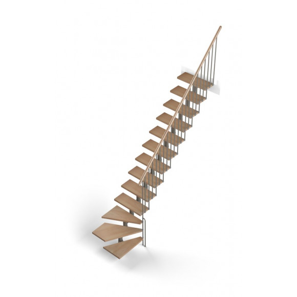 Escalier moderne 1/4 tournant droit EUREKA