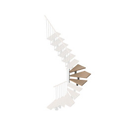 Quart tournant gauche supplémentaire escalier EUREKA