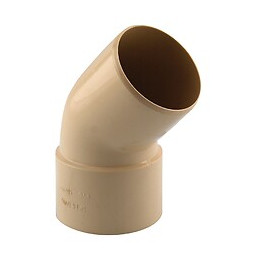 Coude de descente 45° D.50 mâle/femelle sable