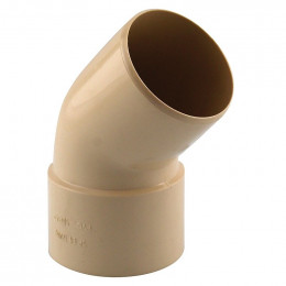 Coude de descente 45° D.50 mâle/femelle sable