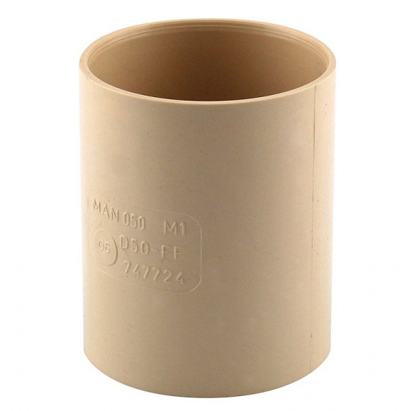 Manchon de descente D.50 femelle/femelle sable