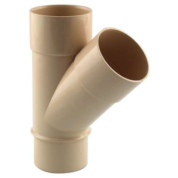 Culotte de descente 45° D.50 mâle/femelle sable