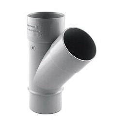 Culotte de descente 45° D.50 mâle/femelle gris