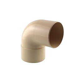 Coude de descente 87° D.100 mâle/femelle sable
