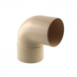 Coude de descente 87° D.100 mâle/femelle sable