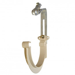 Crochet bandeau gouttière dév.250 sable étrier galva