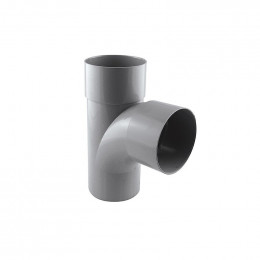 Culotte de descente 87° D.100 mâle/femelle gris