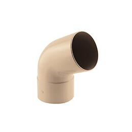 Coude de descente 67° D.100 mâle/femelle sable