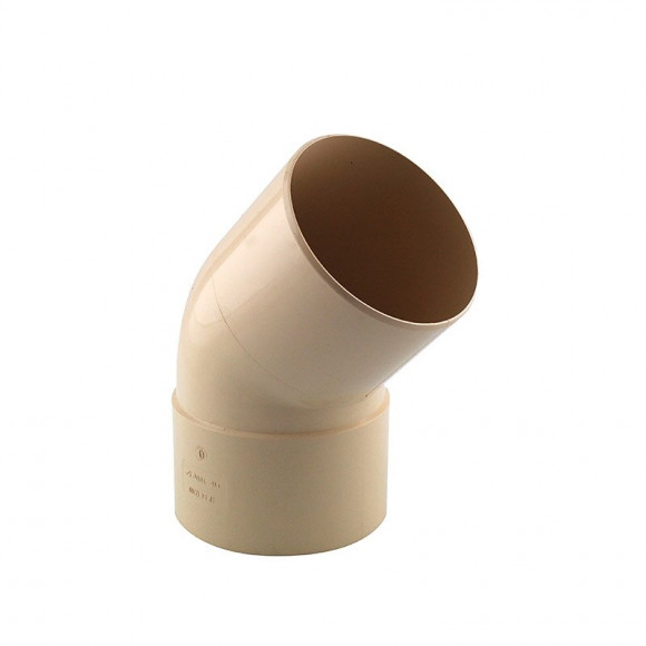 Coude de descente 45° D.100 mâle/femelle sable