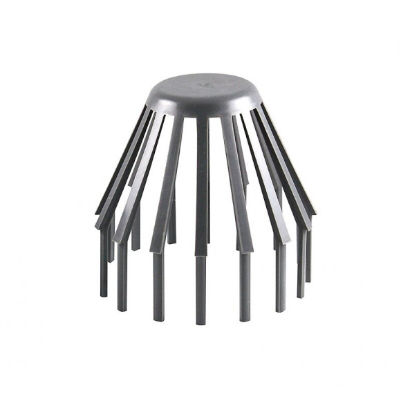 Crapaudine gouttière D.100 gris