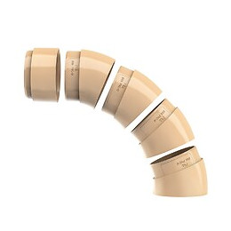 Coude multi-angles 22°-87° D.80 sable