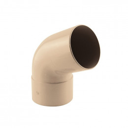 Coude de descente 67° D.100 mâle/femelle sable