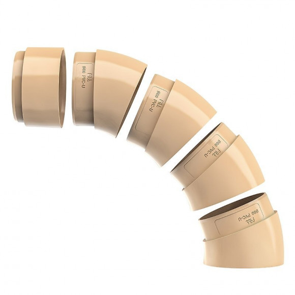 Coude multi-angles 22°-87° D.80 sable