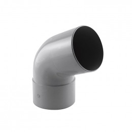 Coude de descente 67° D.100 mâle/femelle gris
