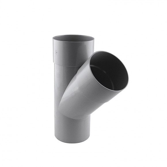 Culotte de descente 45° D.100 mâle/femelle gris
