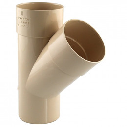 Culotte de descente 45° D.80 mâle/femelle sable