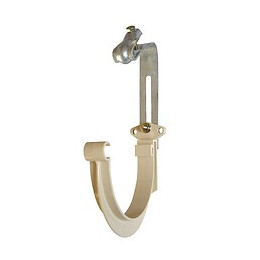 Crochet bandeau gouttière dév.250 sable étrier galva