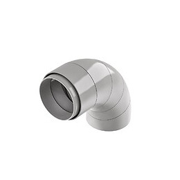 Coude multi-angles 22°-87° D.80 gris