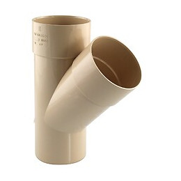 Culotte de descente 45° D.80 mâle/femelle sable