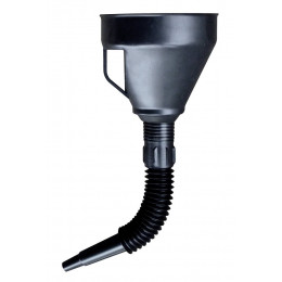 Entonnoir Noir Grand Public Flexible À Bec Souple - Ø 140 Mm