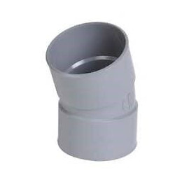 Coude pvc ff à coller 20° diamètre 100 mm nicoll