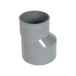 Reduction pvc à coller exter excentrée diamètre m100/f50 mm nicoll