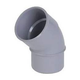 Coude pvc mf à coller 45° diamètre 100 mm nicoll