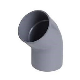 Coude pvc mf à coller 45° diamètre 125 mm nicoll