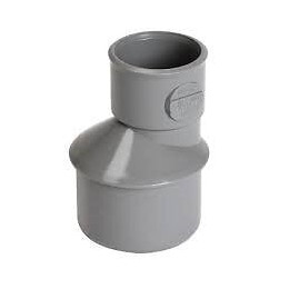 Reduction pvc à coller exter excentrée diamètre m100/f40 mm nicoll