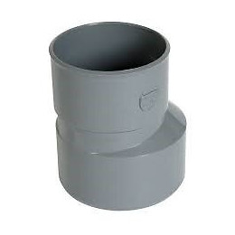 Reduction pvc à coller exter excentrée diamètre m125/f100 mm nicoll