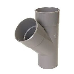 Culotte pvc mff à coller 45° diamètre 100 mm nicoll