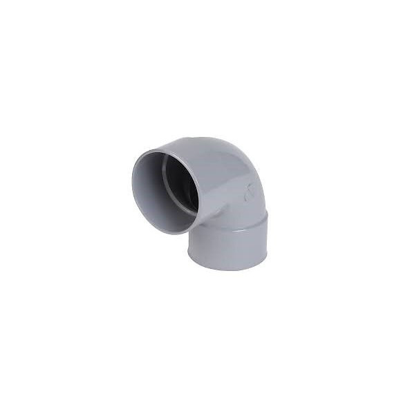 Coude pvc ff à coller 87°30 diamètre 125 mm nicoll