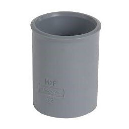Manchon à butée pvc ff à coller diamètre 100 nicoll