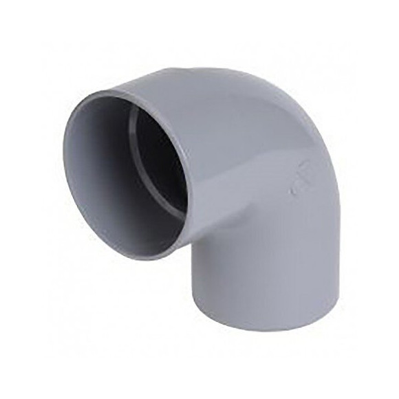 Coude pvc mf à coller 87°30 diamètre 125 mm nicoll