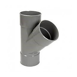 Culotte pvc fff à coller 45° diamètre 125 mm nicoll