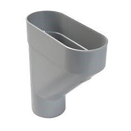 Jambonneau pvc gris m diamètre 80mm nicoll