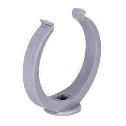 Collier lyre pvc diamètre 80 mm gris nicoll