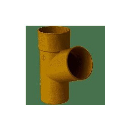 Culotte pvc mff gris 67°30 pour gouttière diamètre 80 mm nicoll