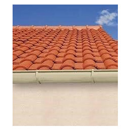 Angle 90° pour gouttière pvc sable diamètre 25 cm nicoll