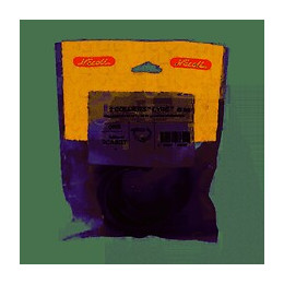 2 colliers lyre + attache diamètre 80 gris nicoll