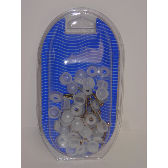 Kit 10 fixations plaque toiture onde micro