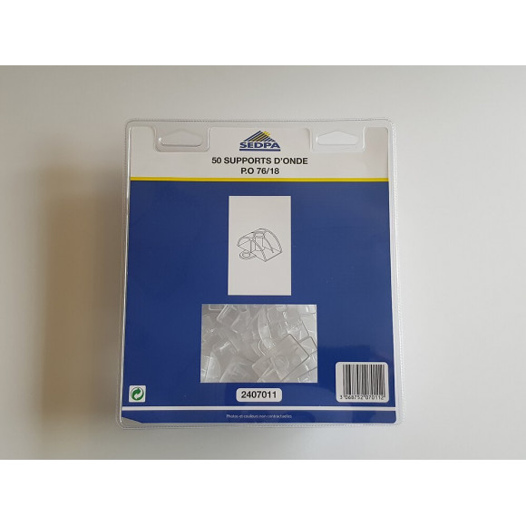 50 supports d'onde pour plaque ondulée PO