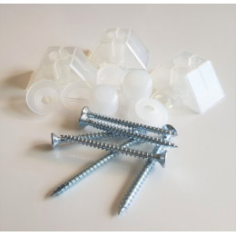 Kit 10 fixations plaque toiture onde greca