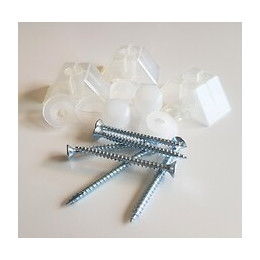 Kit 10 fixations plaque toiture onde greca