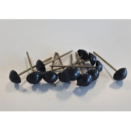 50 pointes toiture bitume noires