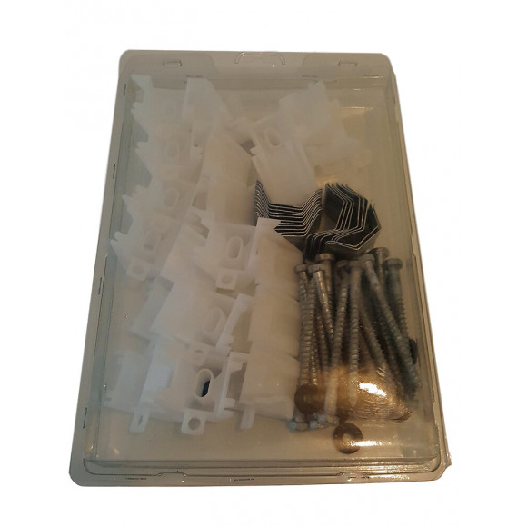 20 fixations pour plaques simple peau nervuré