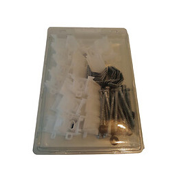 20 fixations pour plaques simple peau nervuré