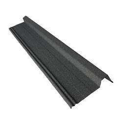 Rive pour panneau tuile granulat anthracite 92cm