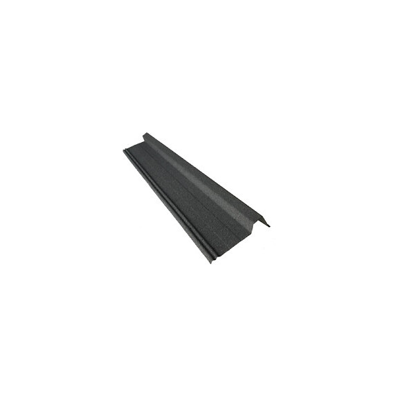 Rive pour panneau tuile granulat anthracite 92cm